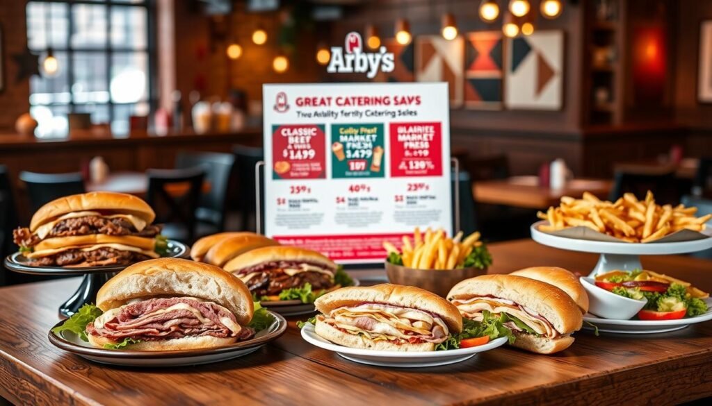 arby's catering menu deals