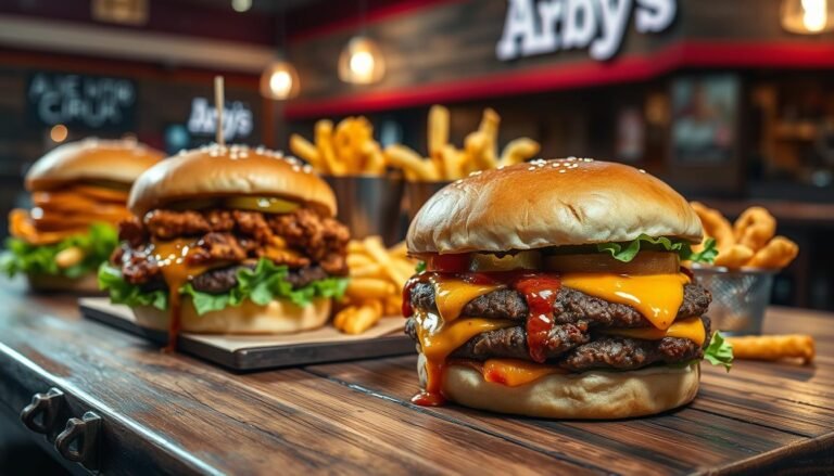 arby's hamburger menu