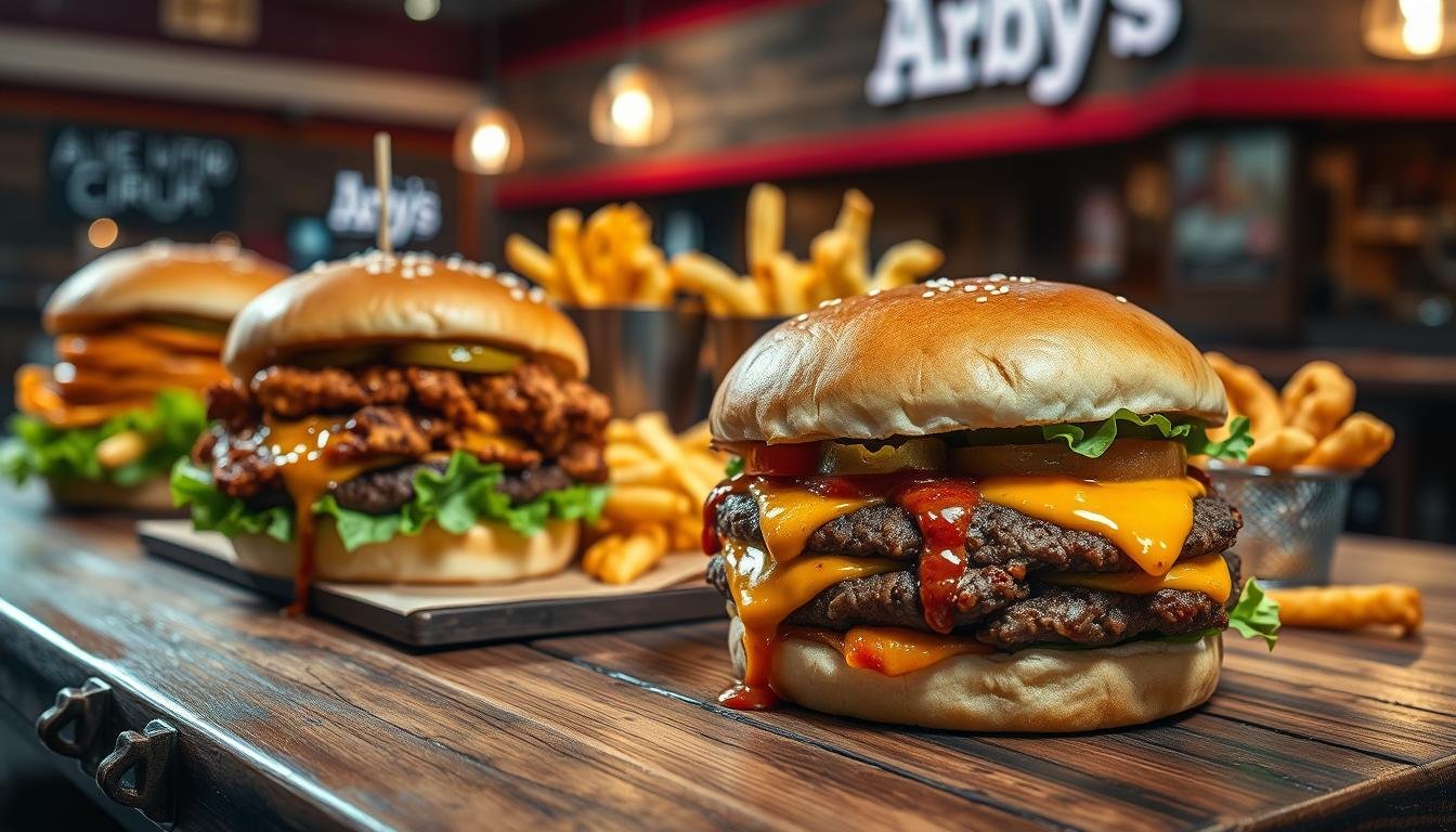 arby's hamburger menu