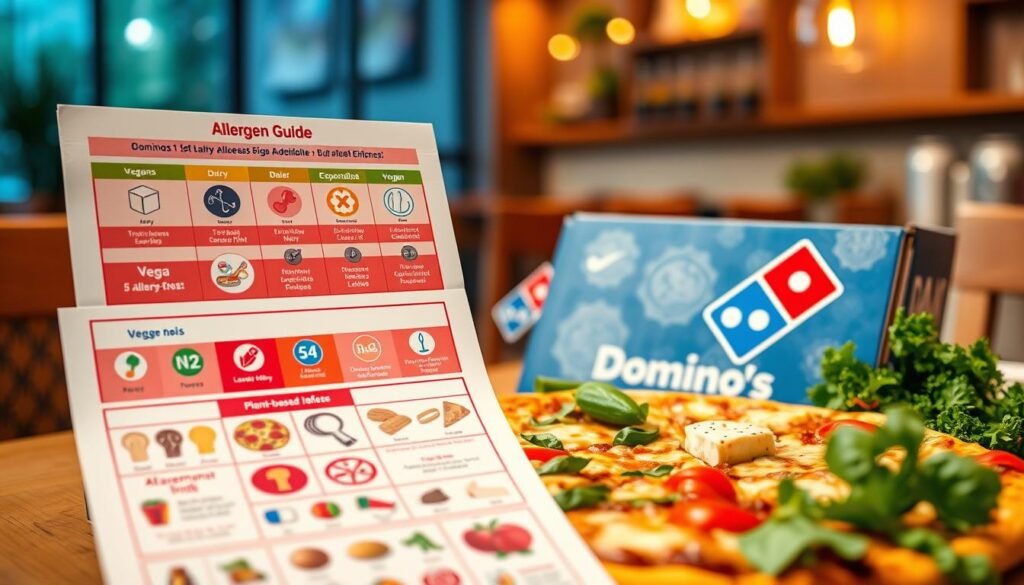 domino's pizza allergen guide