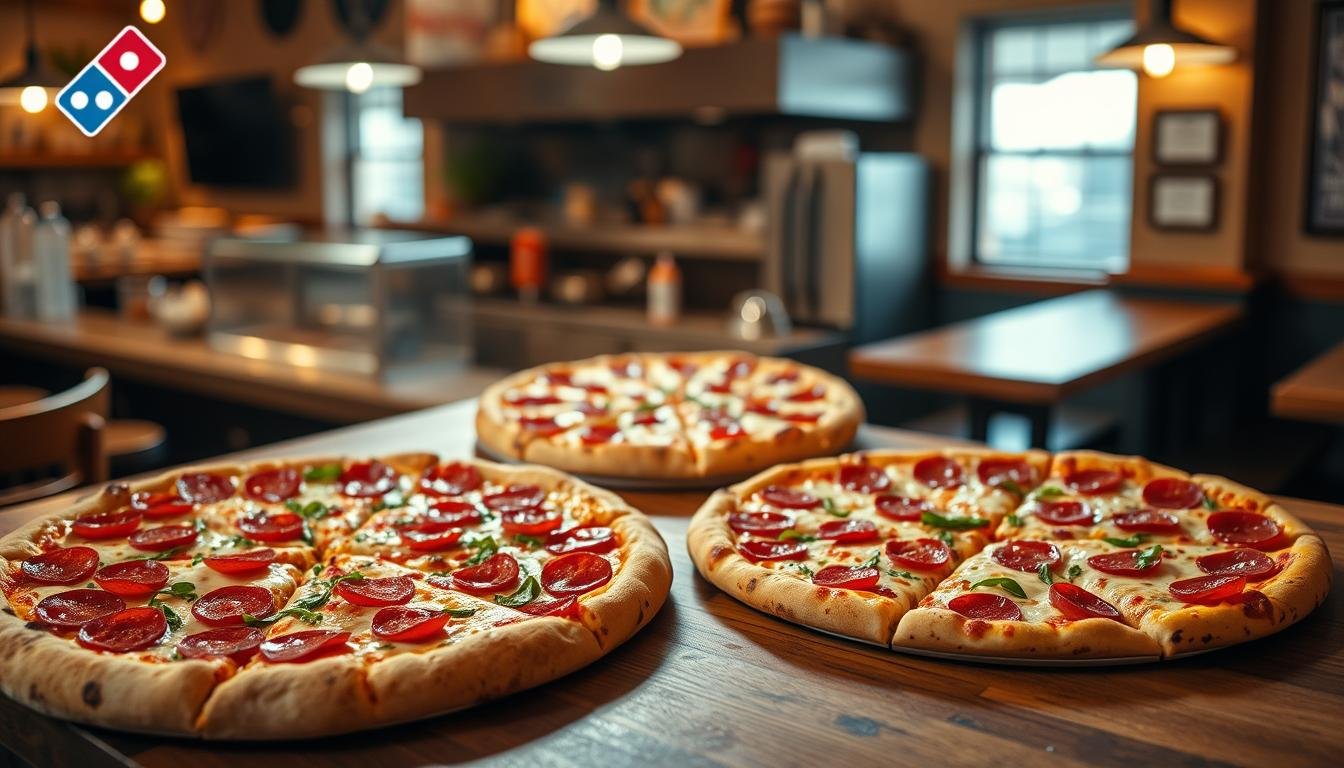 domino's pizza sizes