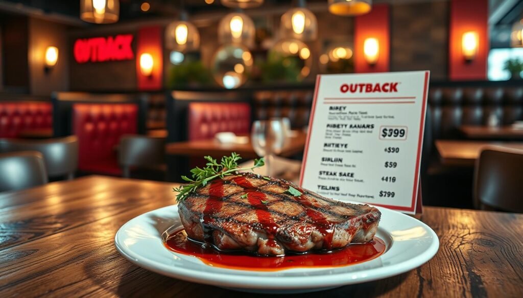outback steakhouse steak prices