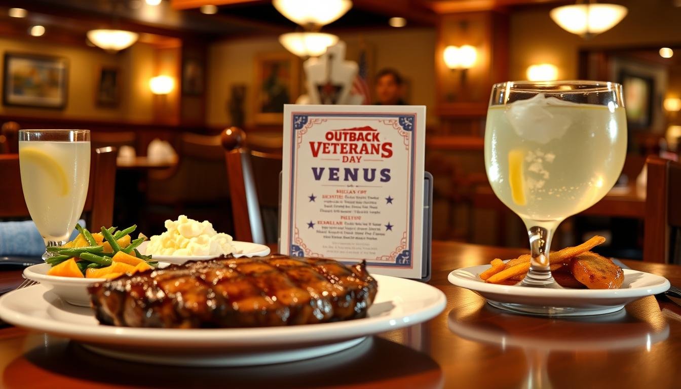 outback steakhouse veterans day menu