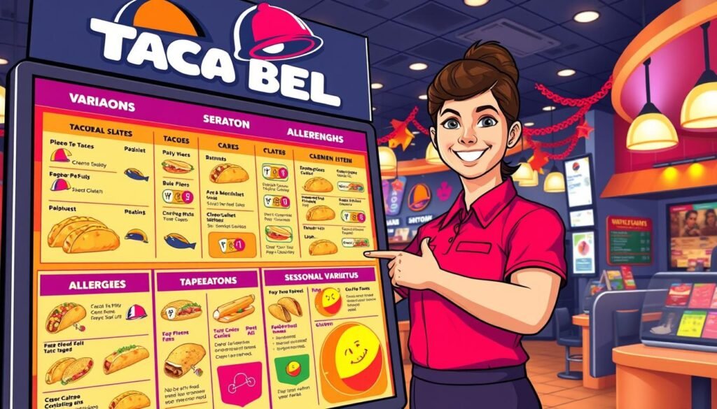 taco bell regional menu allergens