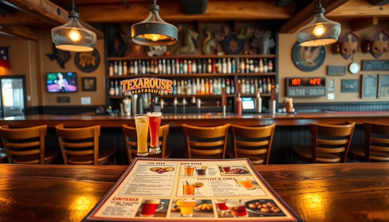 texas roadhouse bar menu