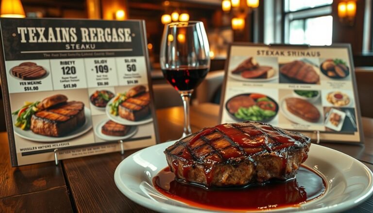 texas roadhouse steak menu